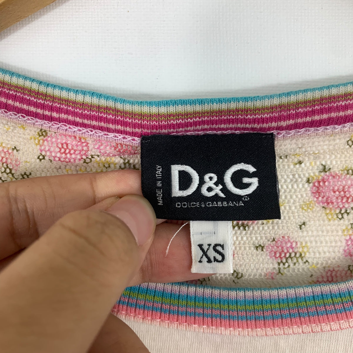 DOLCE & GABBANA D&G I Hold 4 Trump Cards Pin-Up Tank Top Tee Retro