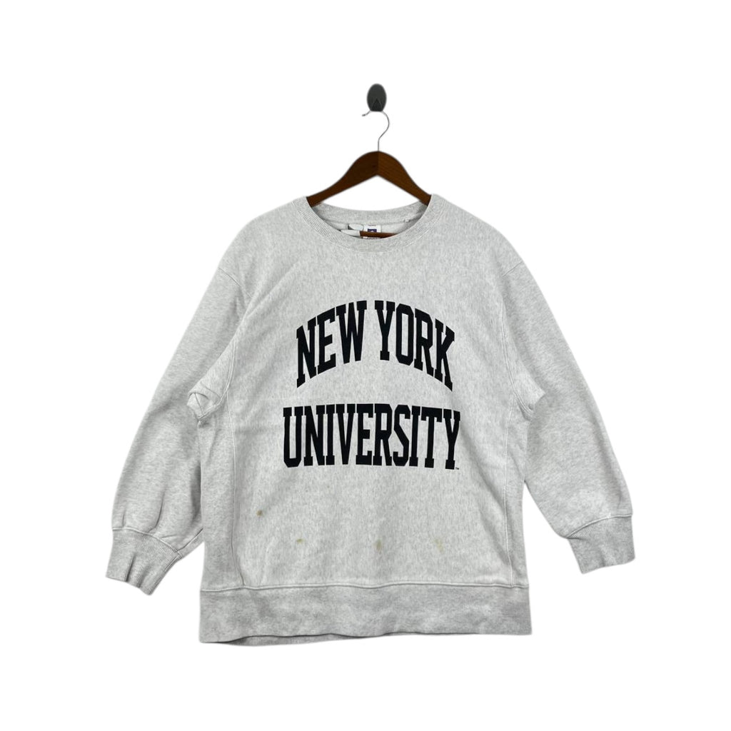 GU x NEW YORK UNIVERSITY Classic Design NYU Sweatshirt Sweater Pullover Jumper Collegiate
