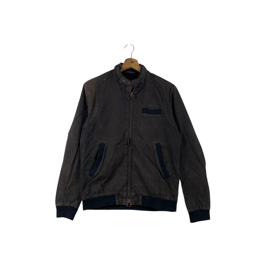 Vintage SHIPS JET BLUE Collection Natural Dye Jacket Buckle Motorcycle Parka