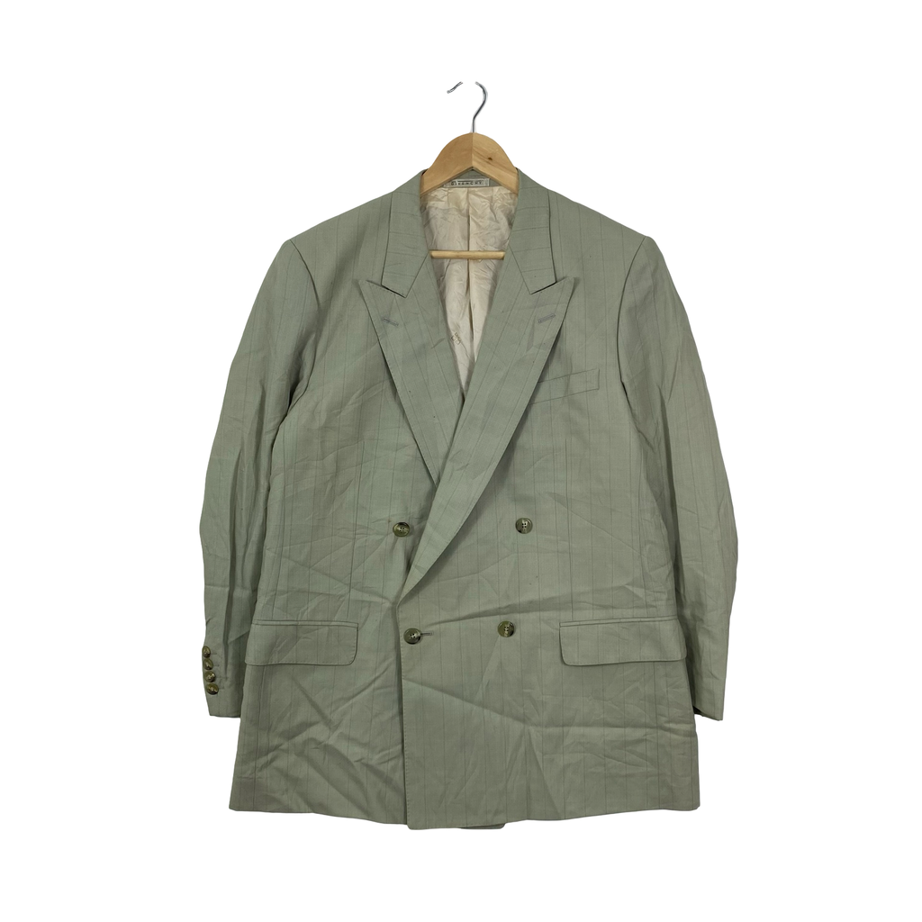 Vintage GIVENCHY MONSIEUR Collection Peacoat Blazer Coat Suit Made In Italy