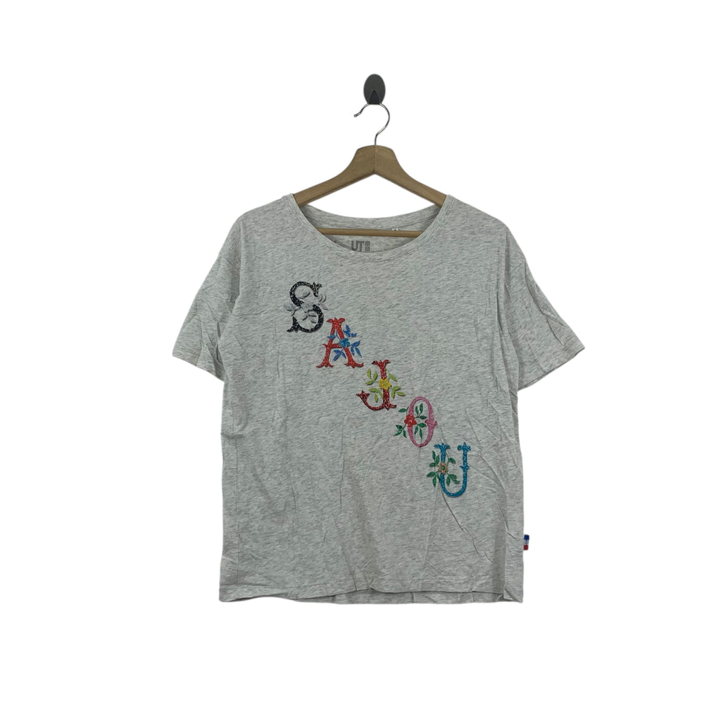 UNIQLO x MAISON SAJOU Embroidery Needlescraft Supplies Tee Shirt Top Collaboration