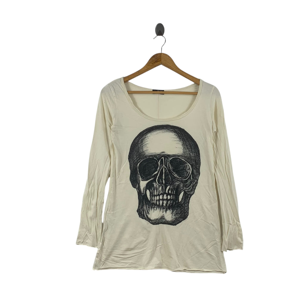 GLAD NEWS JAPAN Skull Bones Punk Gothic Movement Tee Shirt Top Harajuku Artist