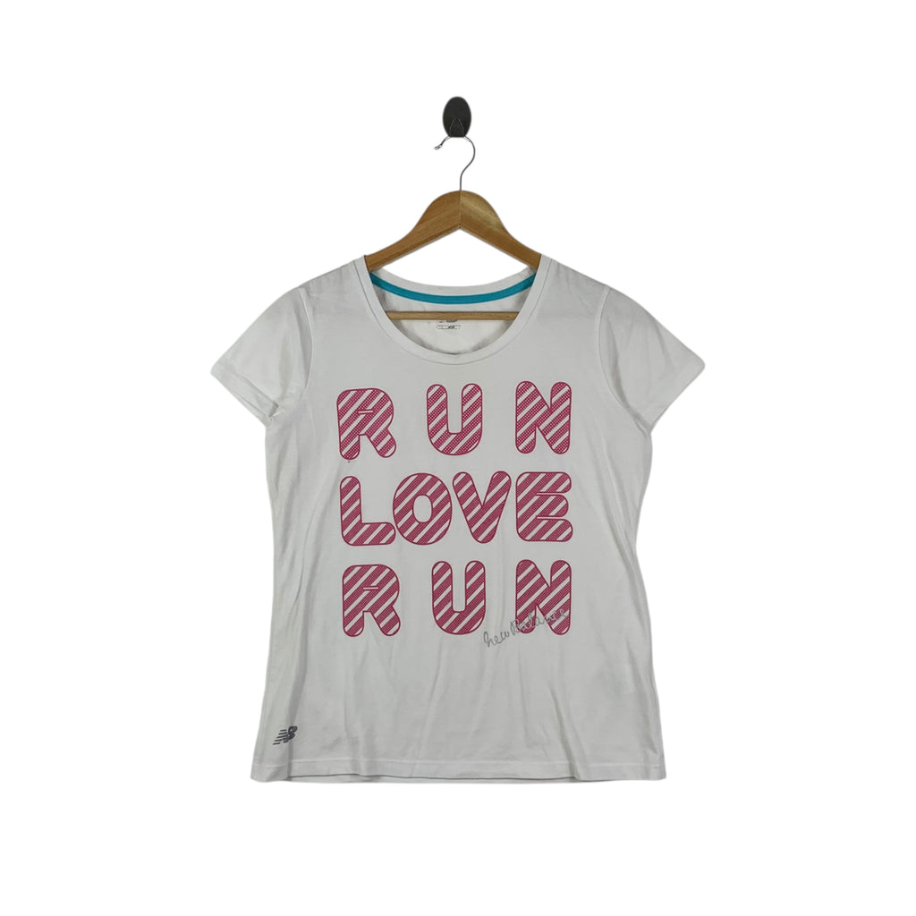 NEW BALANCE x JASPO Run Love Run Tee Shirt Top Slim Fit