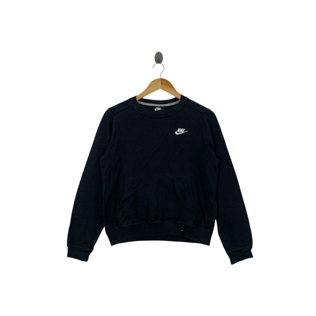 Vintage NIKE SWOOSH Minimalist Embroidered Logo Sweatshirt Sweater Pullover Jumper
