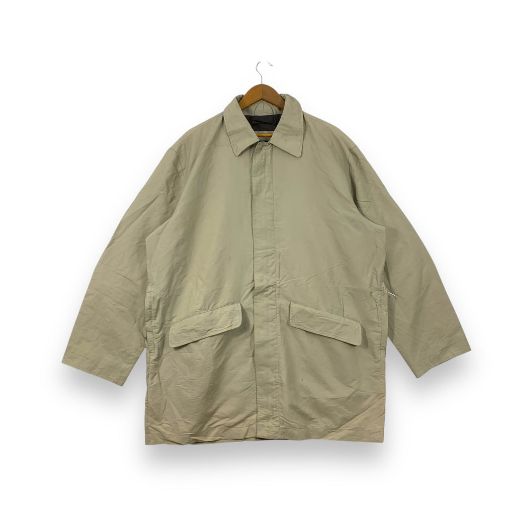 Vintage ERMENEGILDO ZEQNA MICROTENE Classic Trench Coat Parka Jacket Made In Italy Outerwear