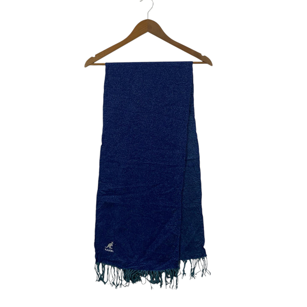Vintage KANDOL LONDON Minimalist Design Muffler Scarf Shawl Fringes