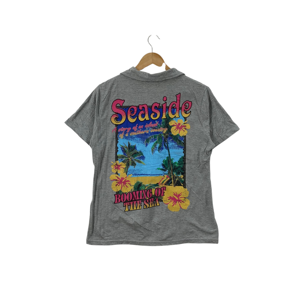 PALEO SEASIDE VACATION Southern Wind Polo Tee Shirt Top Beach Sea Vacation