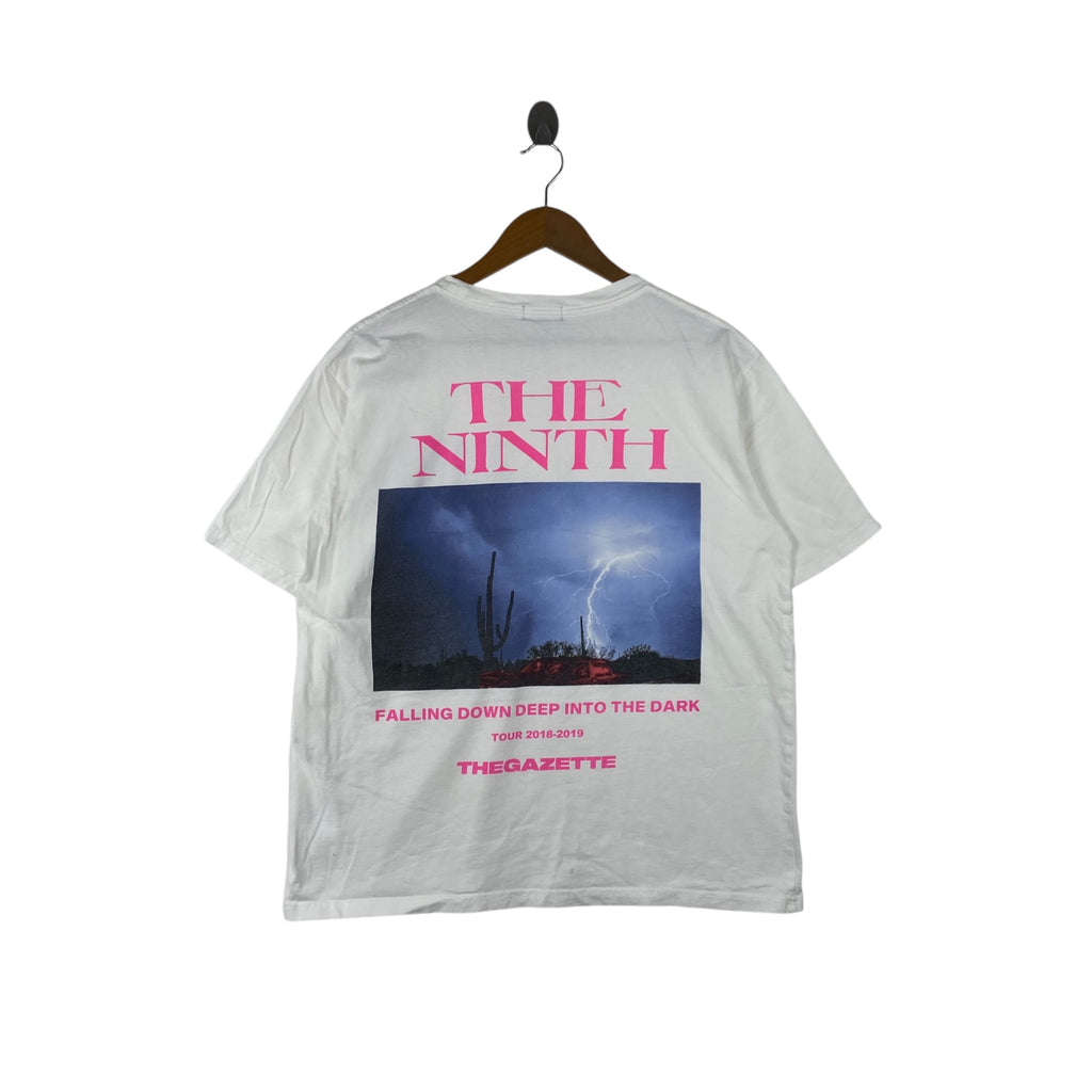 THE GAZETTE Visual Kei Rock Band The Ninth Tour Tee Shirt Top Falling Down Deep Into The Dark