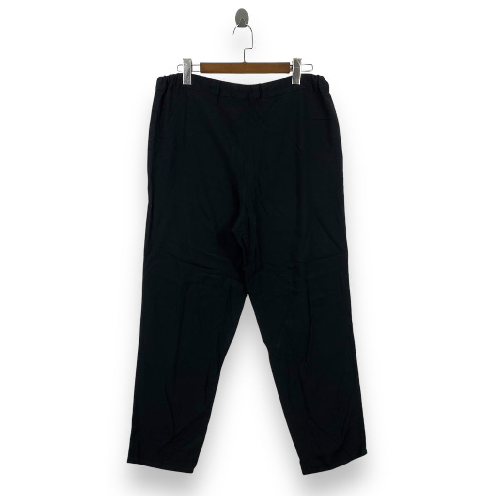 SIG.UORA By PAOLA ANTONINI Black Tapered Pants Women’s Classic Fit Elastic Waist