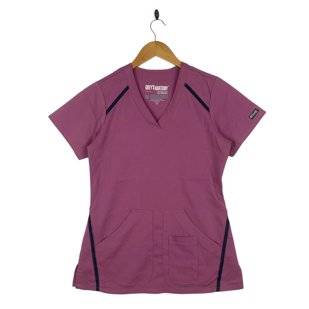 GREY'S ANATOMY By Barco Professional Wear Scrub Tee Shirt Women Top Short Sleeve