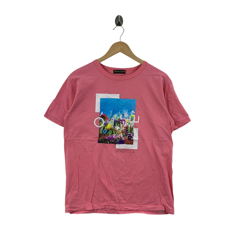 PHOTOGRAPHY MIKA NINAGAWA x 24 Hour Television Tee Shirt Top Floral Promo Fotofolio