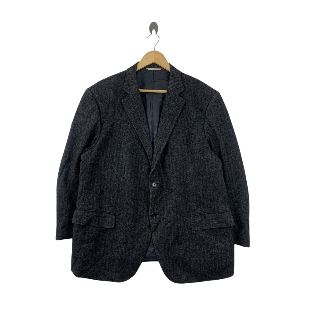 Vintage YOHJI YAMAMOTO DURBAN Opus Collection Herringbone Blazer Coat Formal Meeting