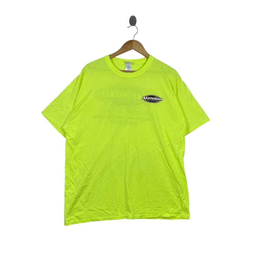 PORT & COMPANY CORE Tee Shirt Alandon Tow Service Graphic Logo Workwear Casual Short Sleeve