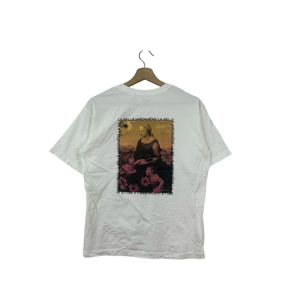 MUSÉE DU LOUVRE X UNIQLO SUBCIETY La Belle Jardiniére Painting Design Tee Shirt Top