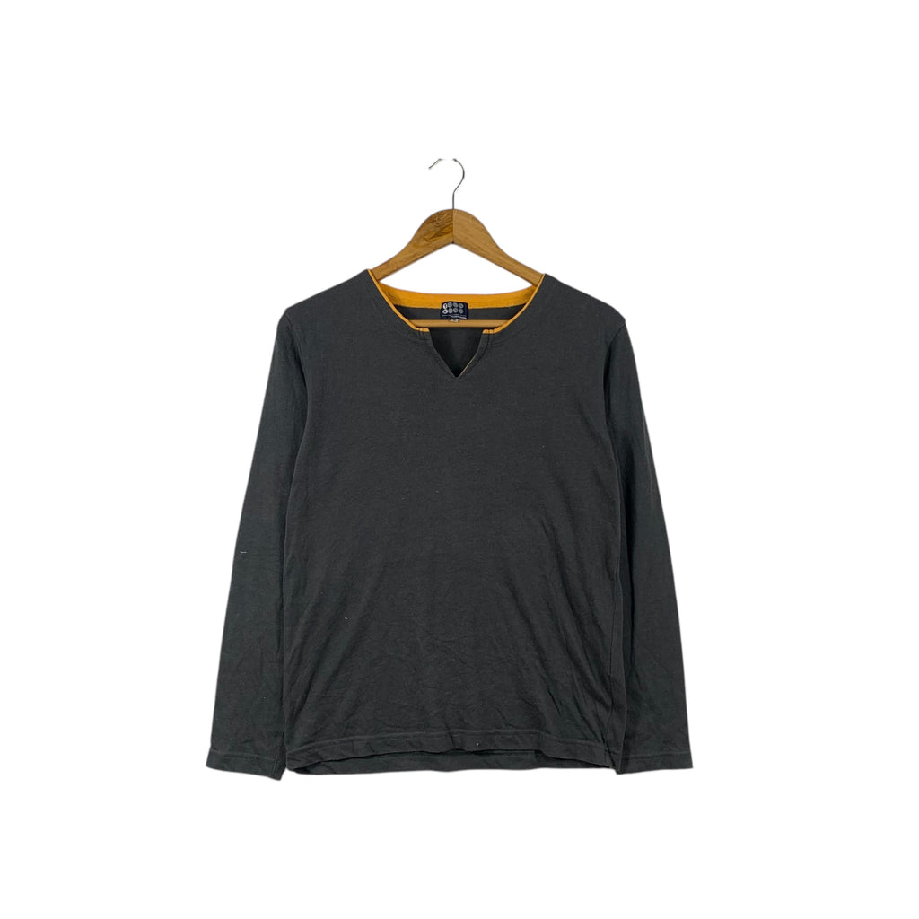 Vintage TAKEO KIKUCHI TK Collection Plain Tee Shirt Top Pullover Long Sleeve