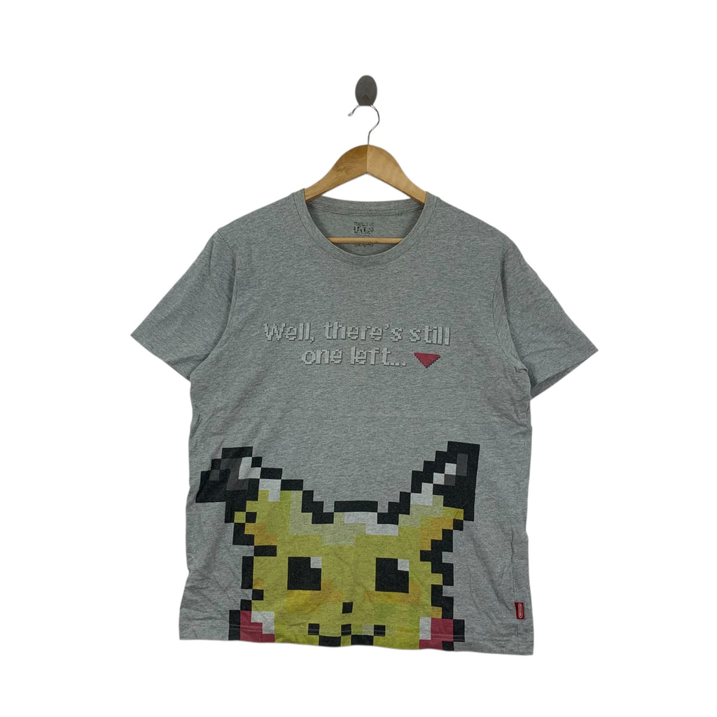 UNIQLO x NINTENDO PIKACHU Pokemon Games Tee Shirt Top Pocket Monster
