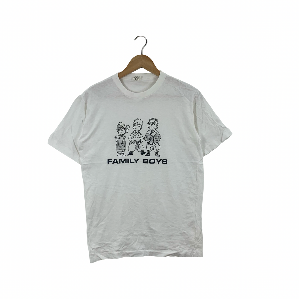 Vintage ANDRE AVAN Family Boys Character Driven Japanese Merchandise Tee Shirt Top