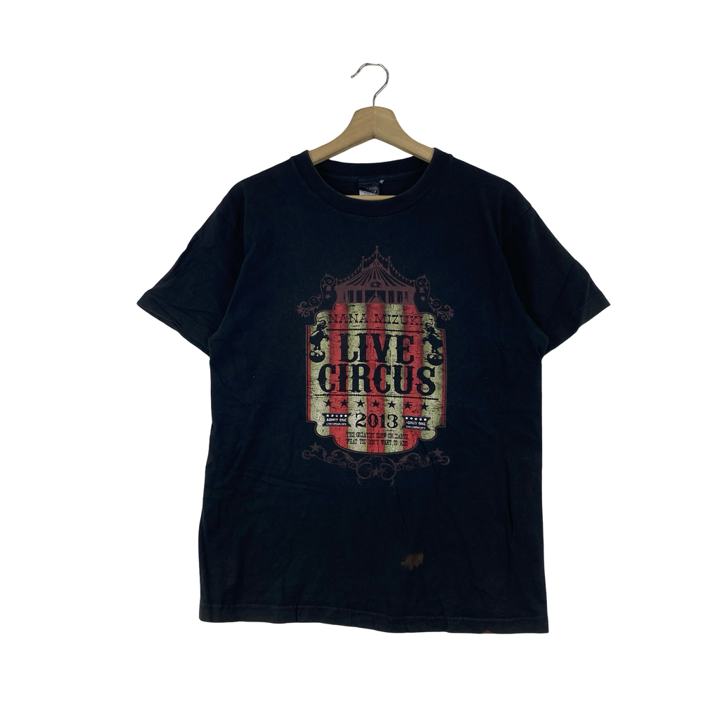 Vintage NANA MIZUKI Live Circus 2013 Concert Tour Graphic Japanese Anime Voice Actress J-Pop Tee Shirt