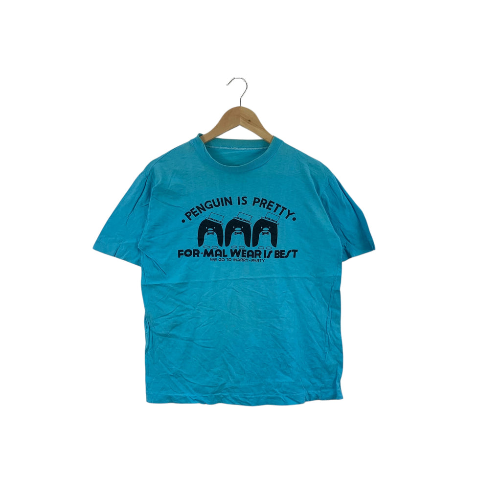 Vintage 90s JAPAN PENGUIN ANIME Marry

Party Tee Shirt Top Manga Animation