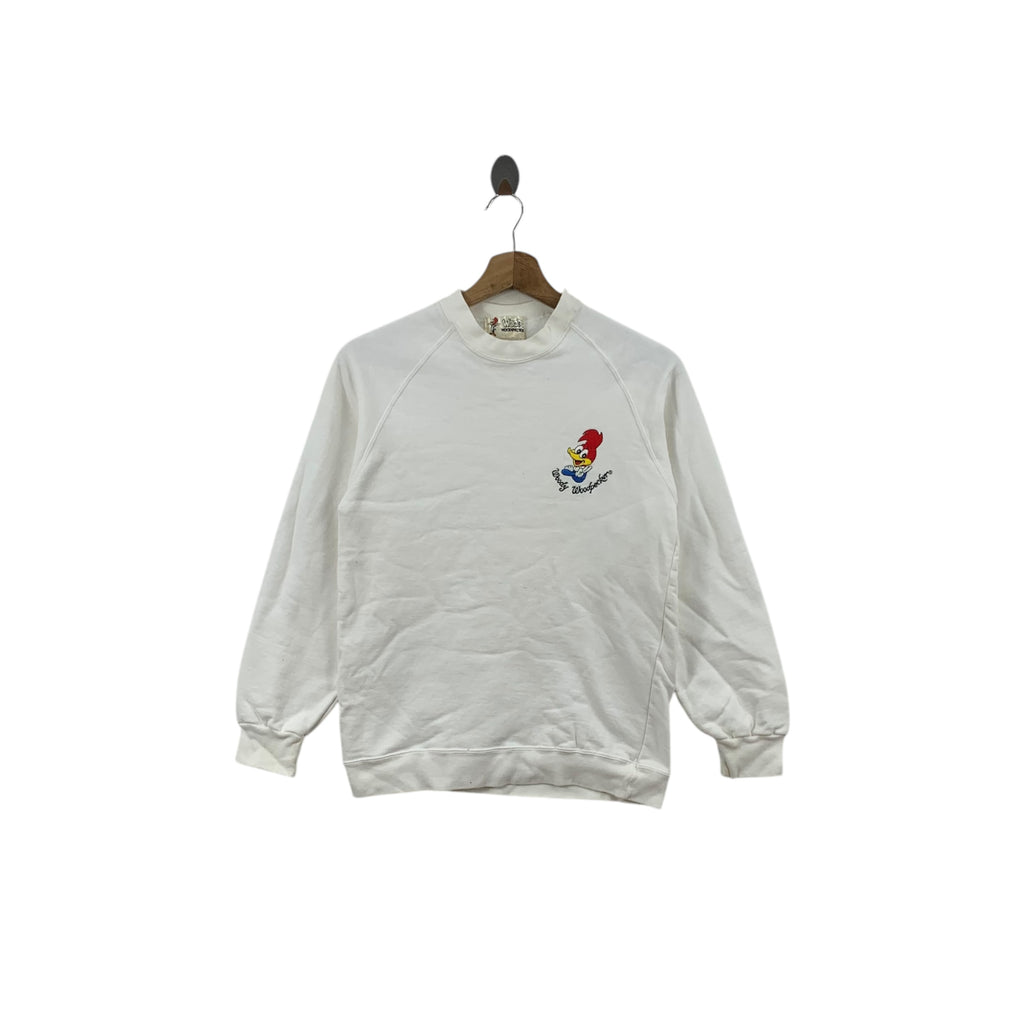 Vintage WOODY WOODPECKER CARTOON Animation Sweatshirt Sweater Pullover Jumper
