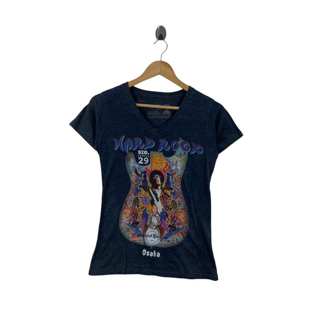 HARD ROCK CAFE OSAKA Sig Series 29 Jimi Hendrix Tee Shirt Top Music Collection