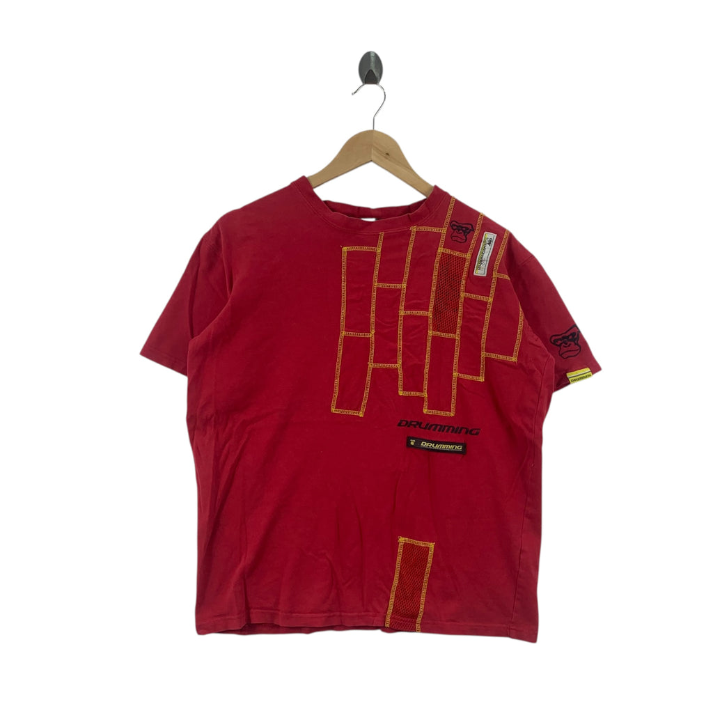 DRUMMING JAPAN APE Shibuya Streetwear Groove Tee Shirt Top Studio Collection