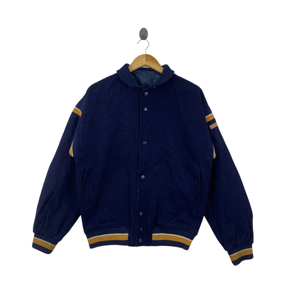 Vintage 70’ MIZUNO WORLD WIN Baseball Varsity Jacket Bomber Stadium Wool Windbreaker