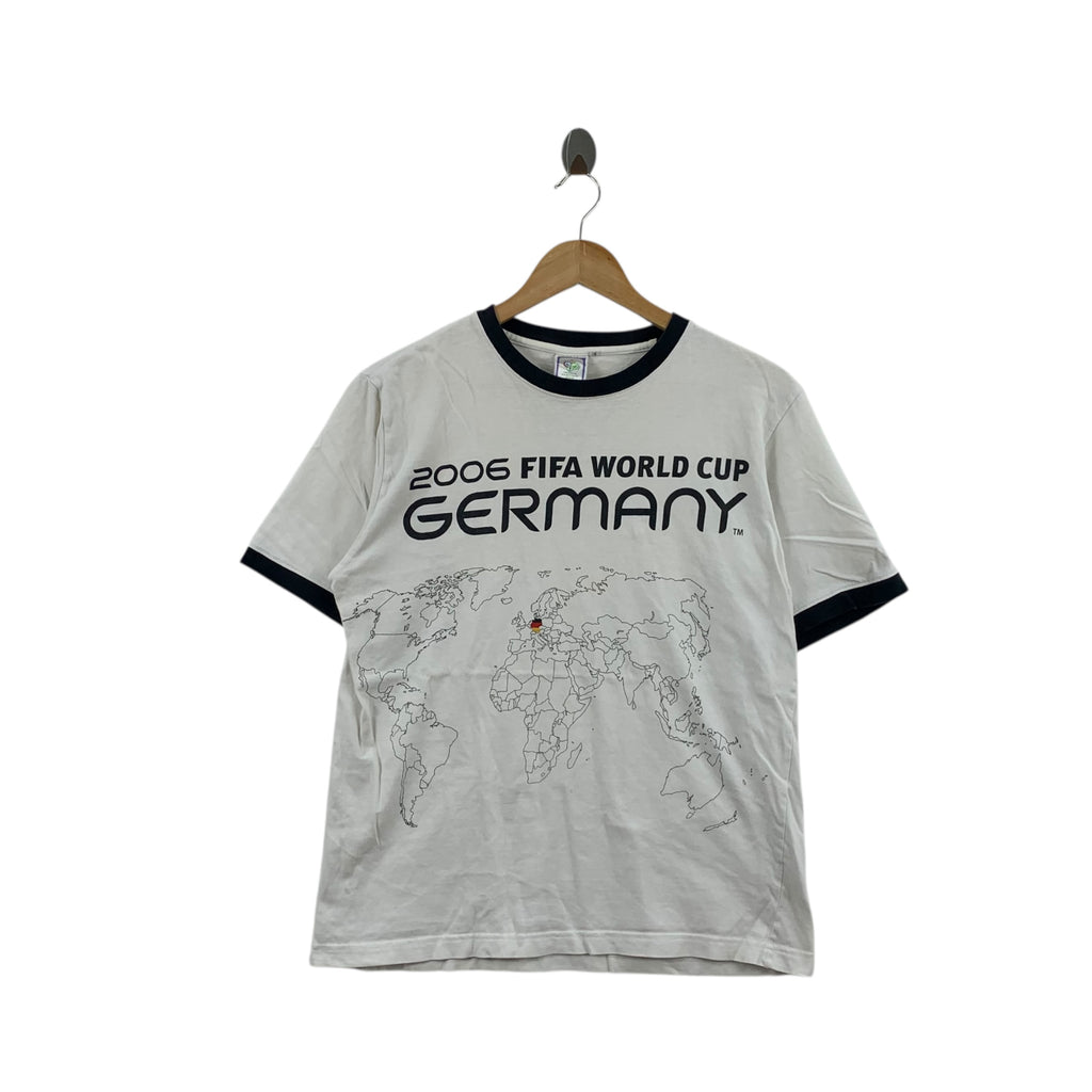 Vintage 2006 FIFA WORLD CUP Germany Stadium Tee Shirt Top Football Soccer