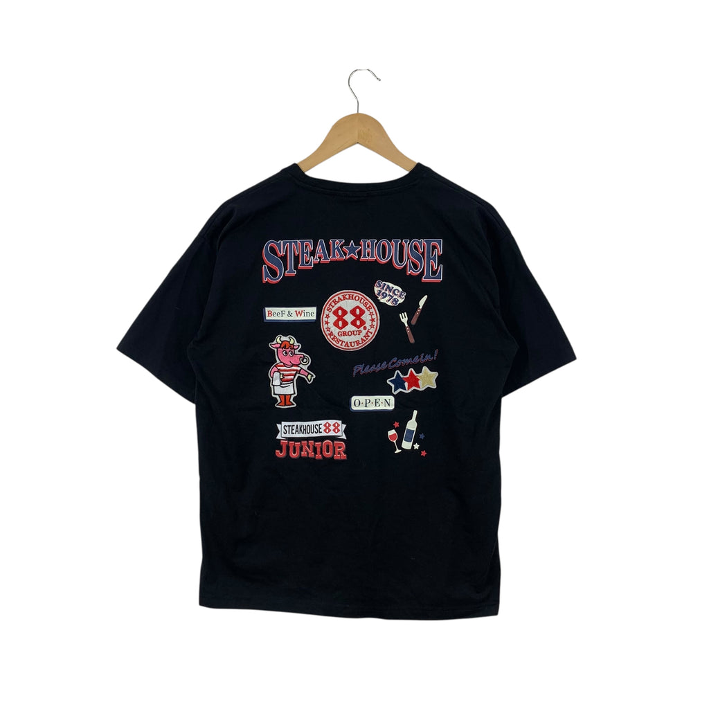 STEAKHOUSE 88 JAPAN Grand Menu Chef Omakase Baggy Tee Shirt To Restaurant Promo