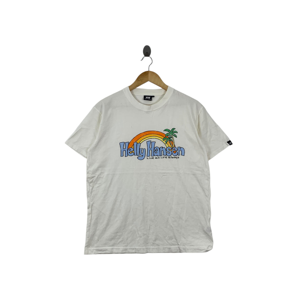 HELLY HANSEN HAWAII Beach Summer Vacation Live Tee Shirt Top Surf