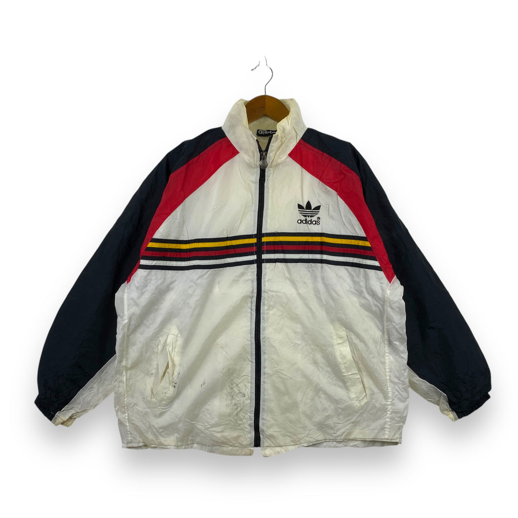 Vintage 90’ ADIDAS ORIGINALS Retro Germany Windbreaker Jacket Trefoil Logo