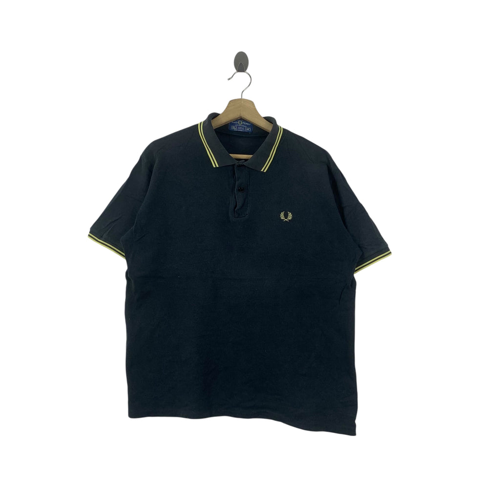 Vintage FRED PERRY Made In England Polo Tee Shirt Top Laurel Wreath Logo