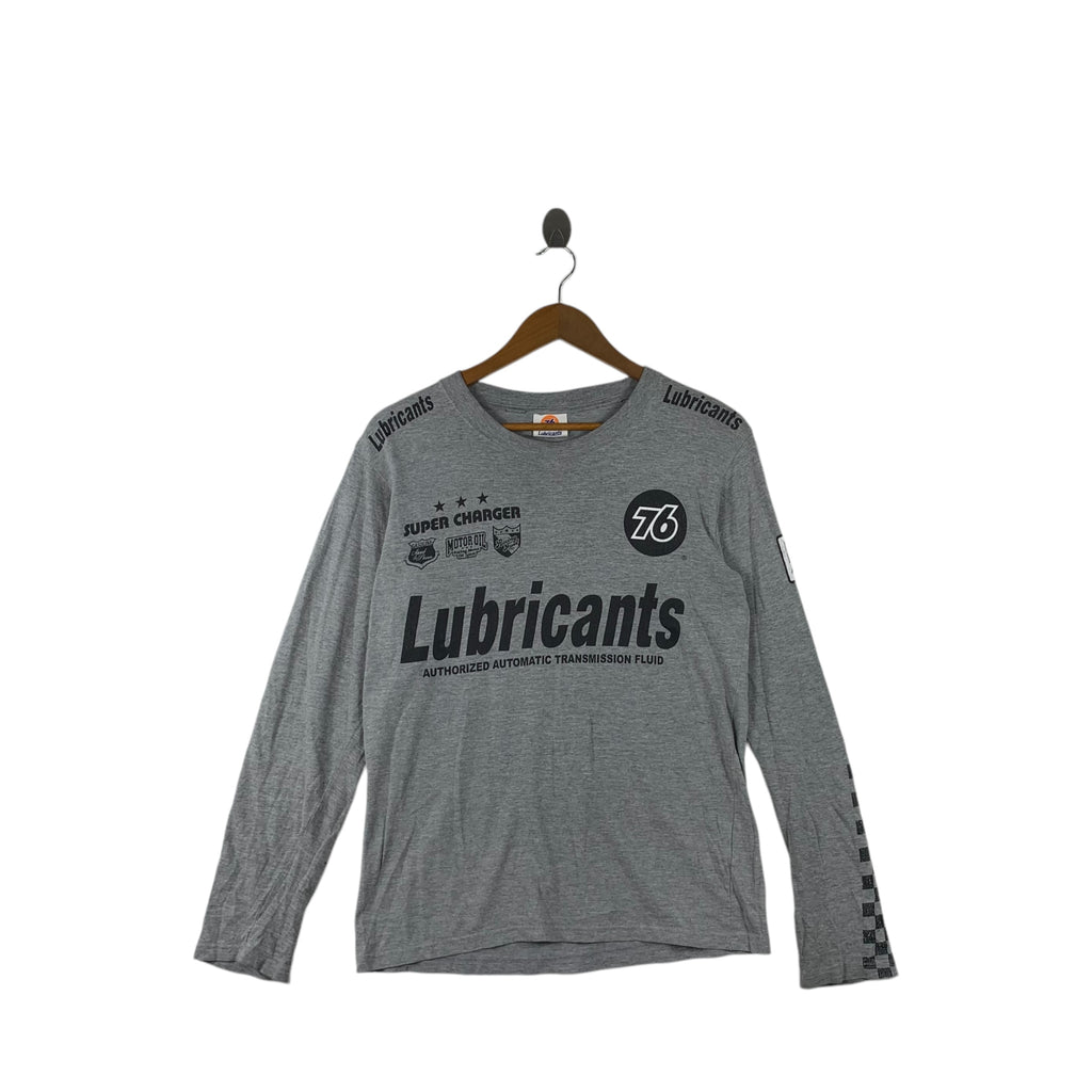 UNION 76 RACING TEAM Oil Fuel Lubricants Tee Shirt Top Rally Formula 1 Long Sleeve