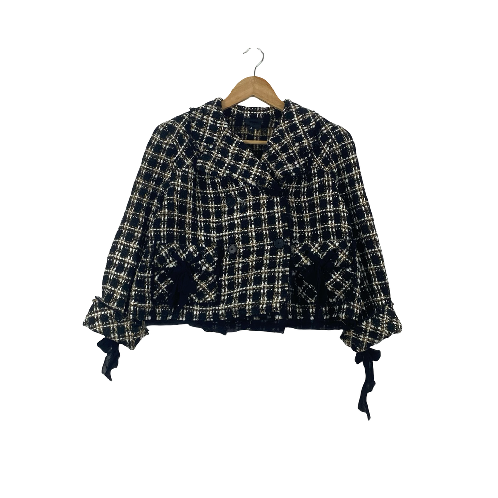 Vintage JOSEPHINE CHAUS  Tweed Cropped Jacket