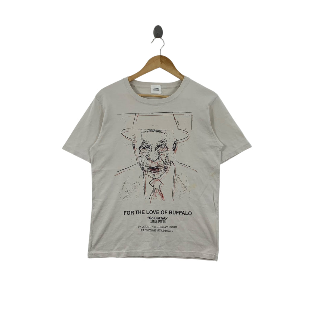 Vintage TAKEO KIKUCHI x RAY PETRI Buffalo Homage Tee Shirt Top Fashion House