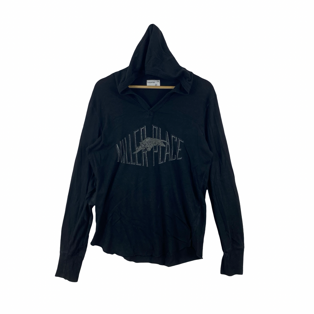 THE AMPERSAND Program Killer Peace Hooded Long Sleeve Tee Shirt Gothic Streetwear Pullover Hoodie