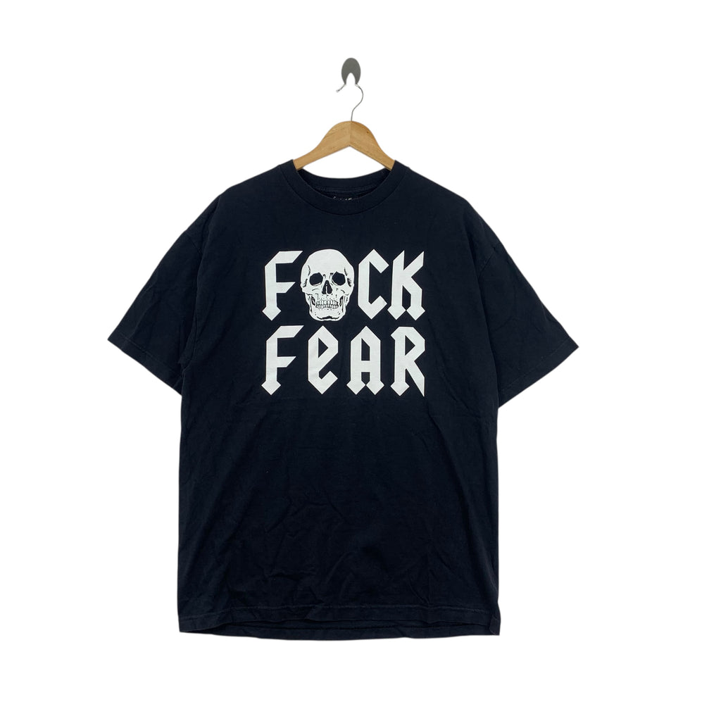 Vintage 1993 WWE STONE COLD F*ck Fear Wrestling Tee Shirt Top Drink Bear