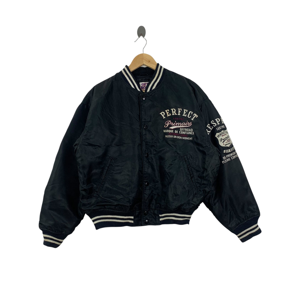 Vintage OFF ROAD CLUB Varsity Stadium Young Generation Jacket Windbreaker Bomber Parka