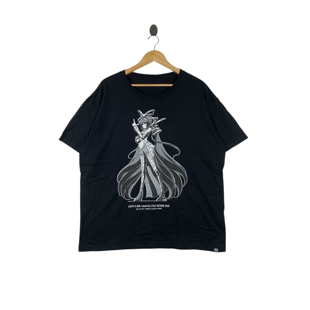 LUCKY ORB FEAT HATSUNE MIKU Japan Expo 2019 Tee Shirt Top Anime Manga Fantasista Utamaro Artwork Exhibition