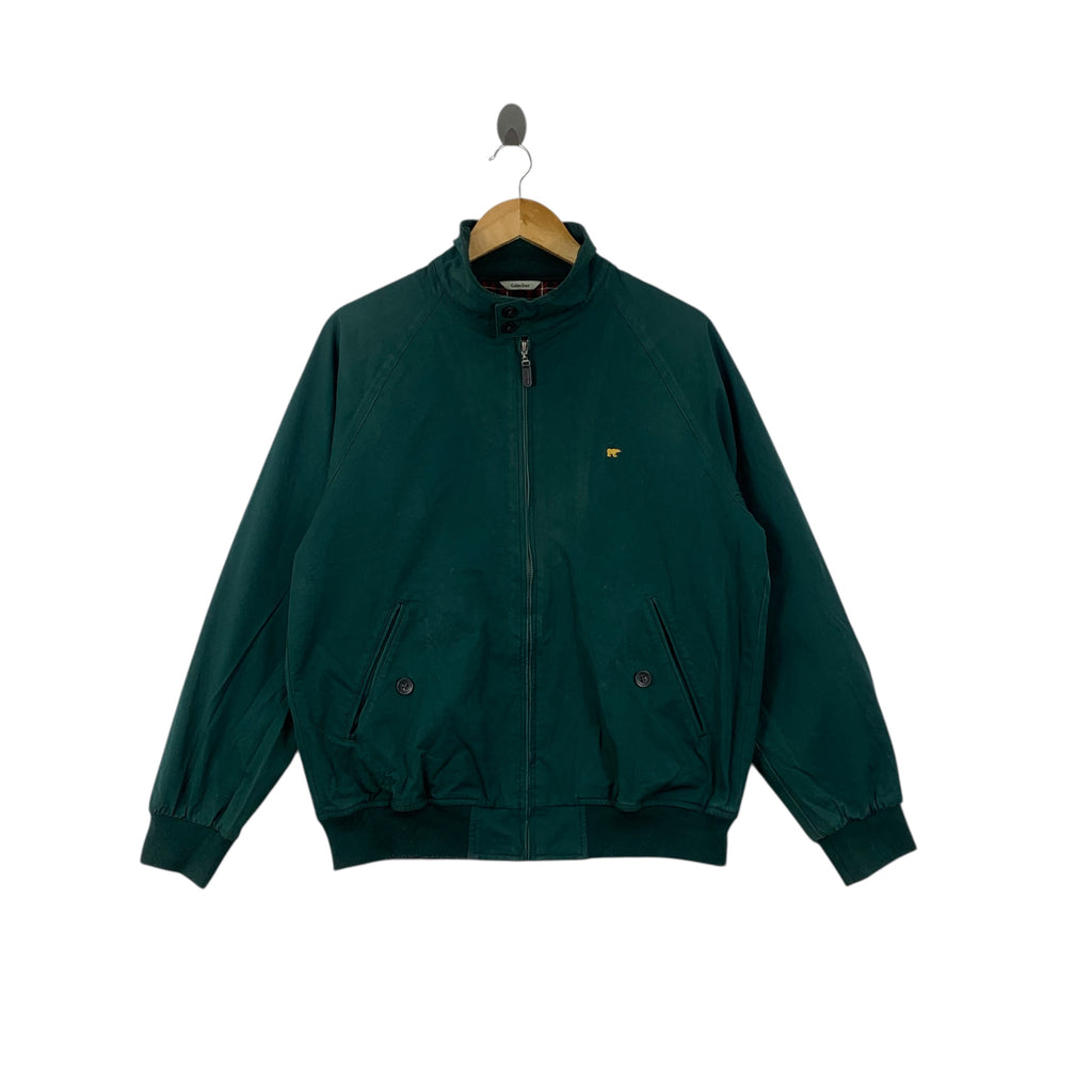 Vintage GOLDEN BEAR USA Outdoor Tartan Lining Zipper Bomber Jacket Windbreaker