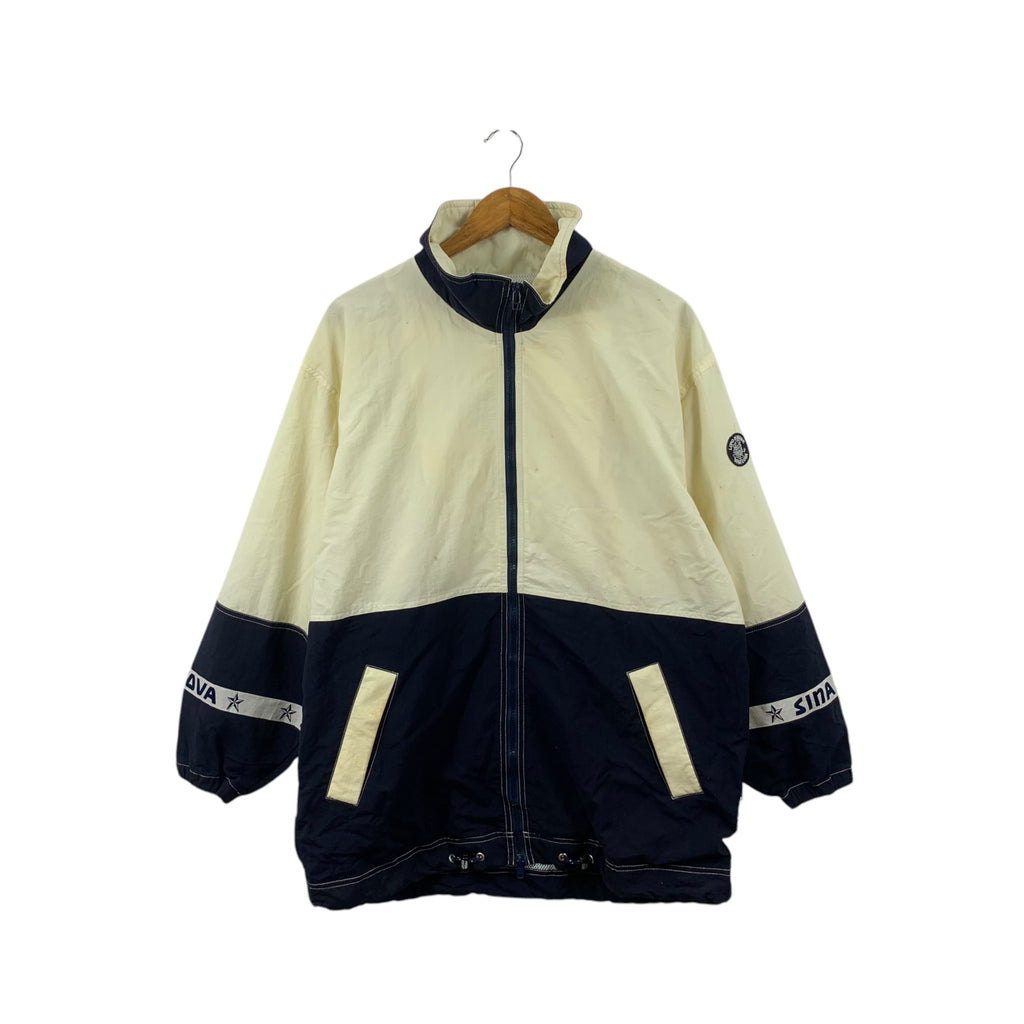 Vintage SINA COVA Lupa Di Mare Monogram Outdoor Jacket Windbreaker Zipper