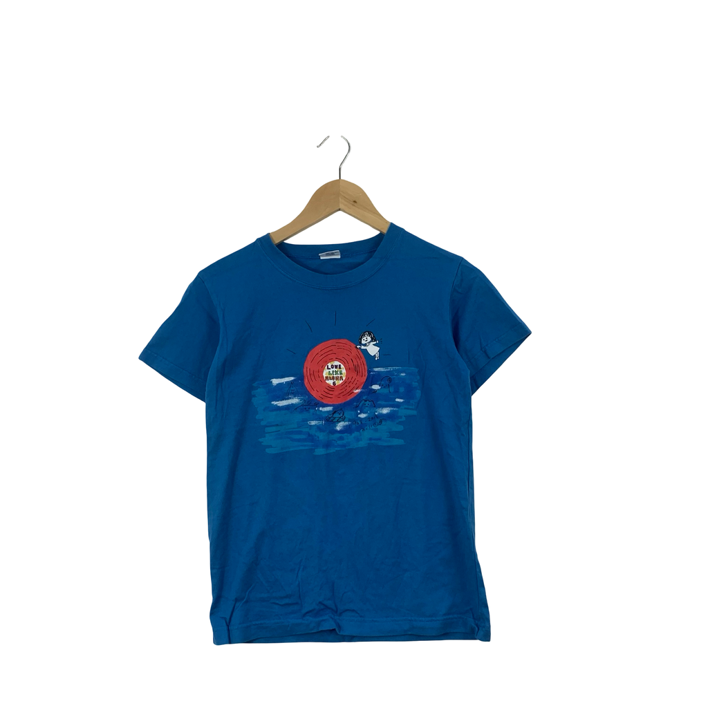 LOVE LIKE ALOHA Japanese Singer Songwriter Aiko Romantic Record Tee Shirt Top