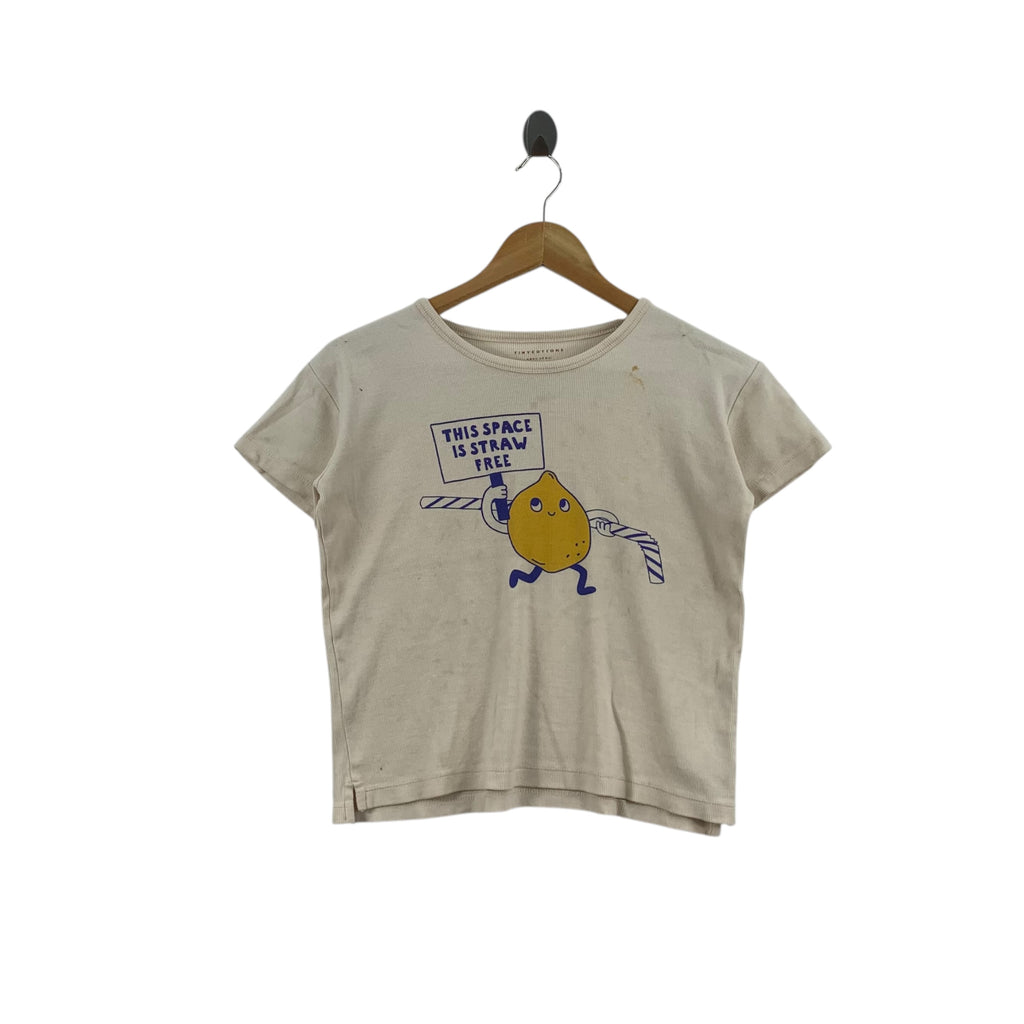 TINY COTTONS BARCELONA Straw Free Tee Shirt Top Preserve Nature