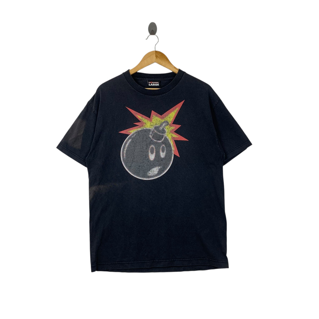 Vintage Y2K THE HUNDREDS Adam Bomb Sun Faded Tee Shirt Top Skateboard Modern Streetwear