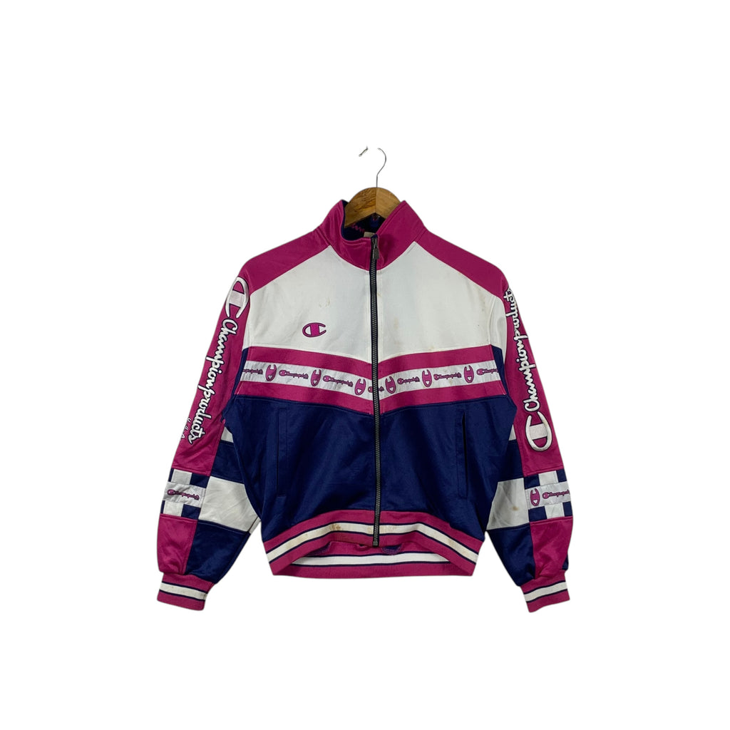 Vintage CHAMPION PRODUCTS x JAPSO Big Logo Warm Jacket Zipper Windbreaker