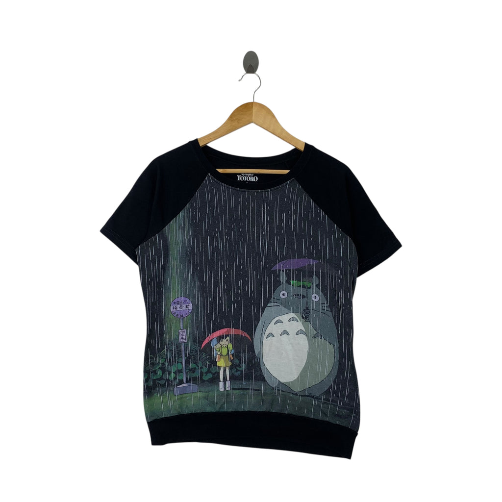 MY NEIGHBOR TOTORO Studio Ghibli Anime Hayao Miyazaki Tee Shirt Top Movie Cartoon Animation