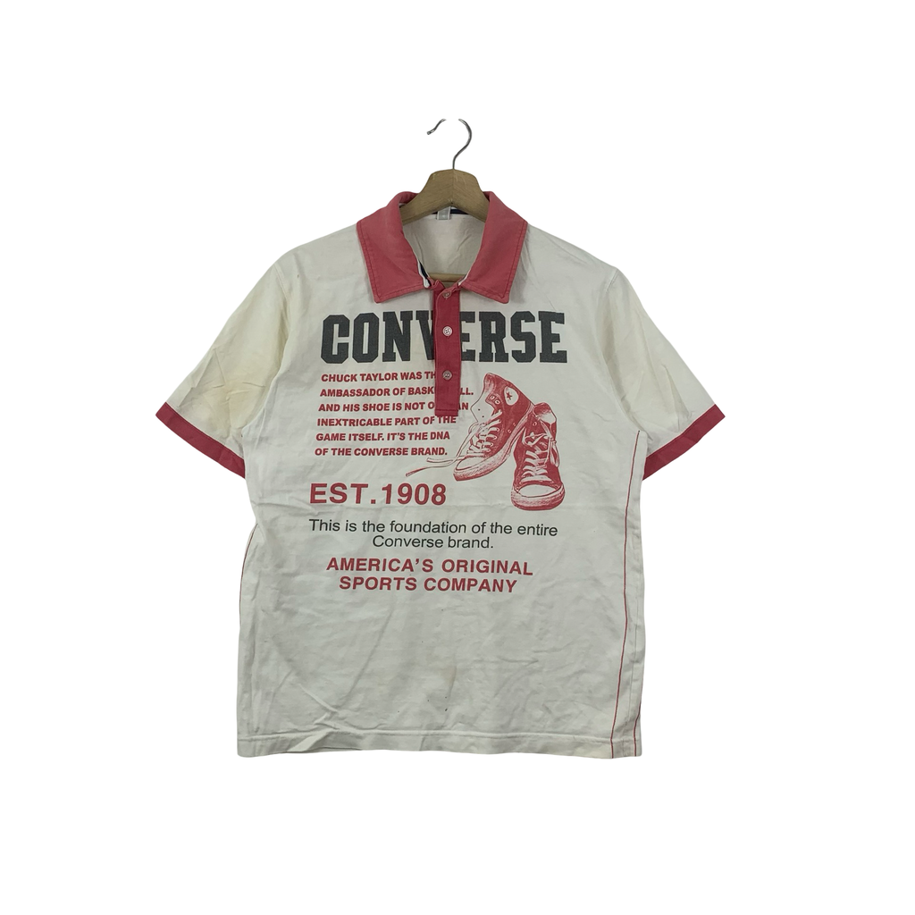 Vintage CONVERSE ALL STAR Chuck Taylor Polo Tee Shirt Top