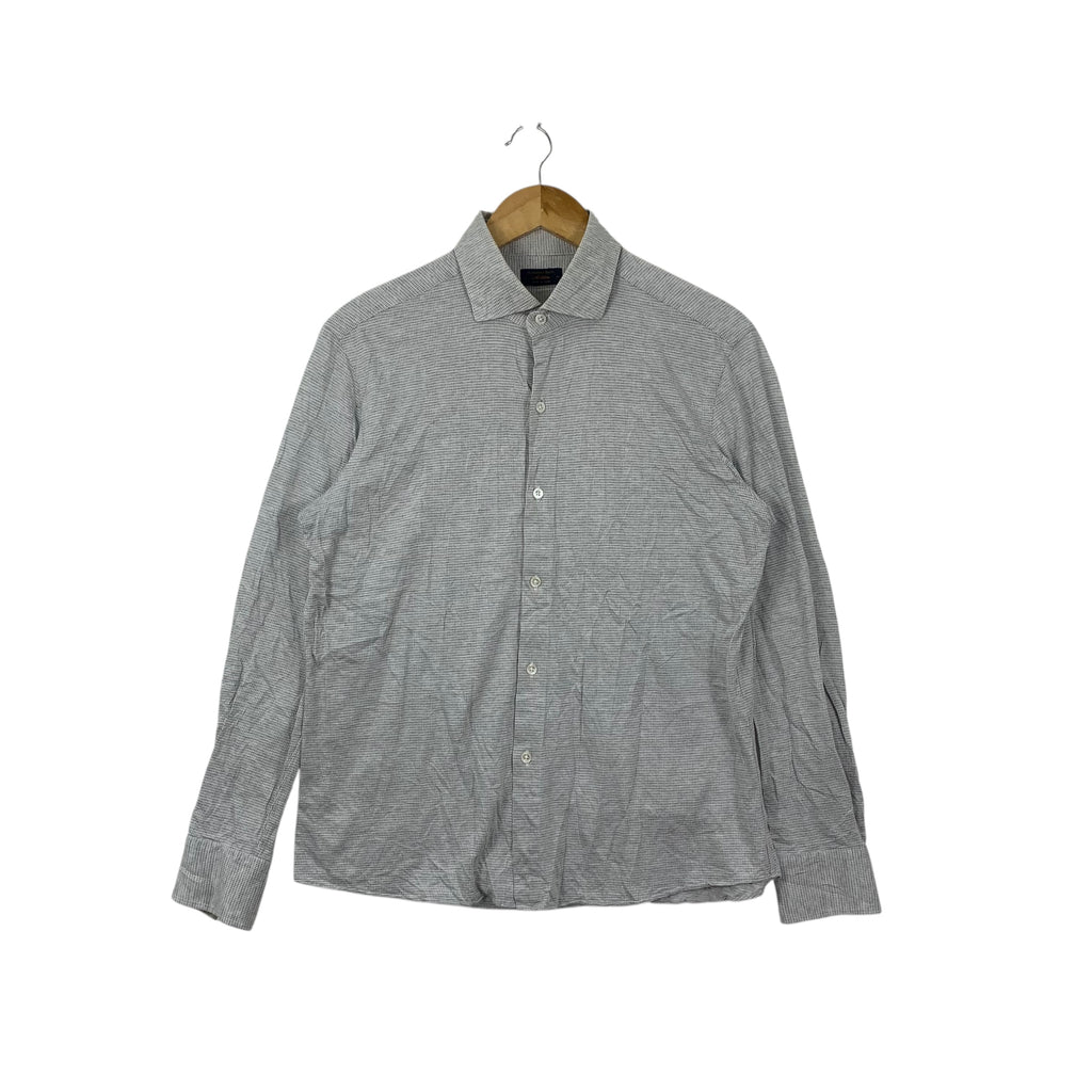 KAMAKURA SHIRTS Made In Japan Houndstooth Casual Tee Shirt Top Button Ups Pattern