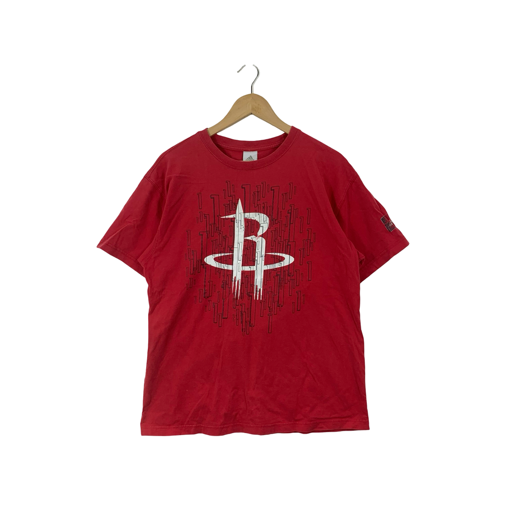 ADIDAS x HOUSTON ROCKETS Mc Grady Basketball Team NBA Tee Shirt Top Japan League