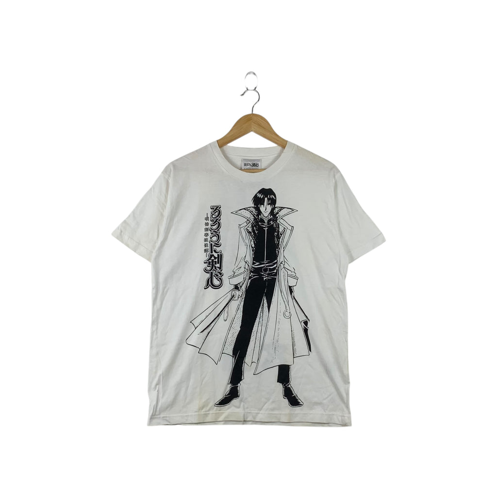 RUROUNI KENSHIN Anime Manga Tee Shirt Top Nobuhiro Watsuki Short Sleeve